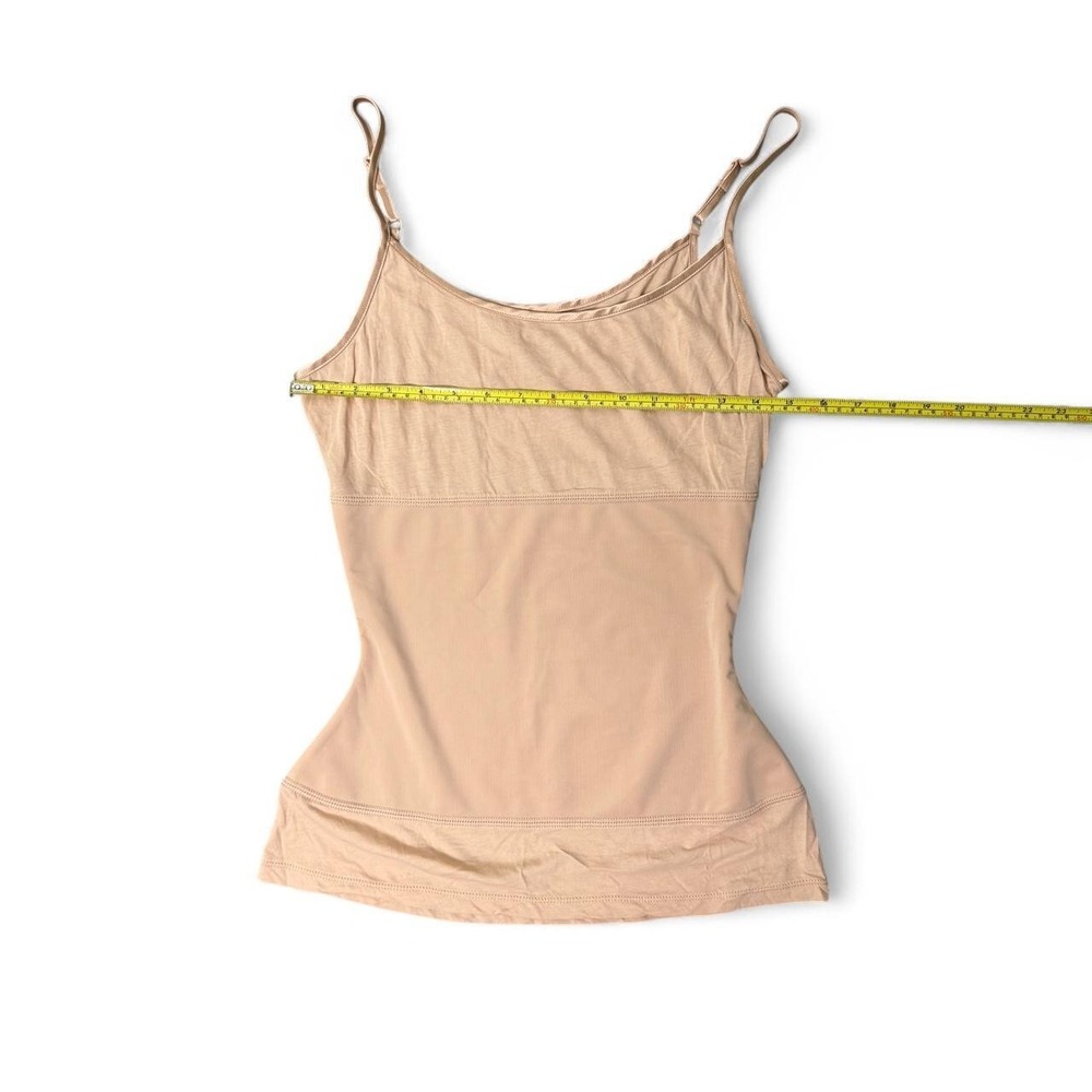 NWOT Y2K Yummie Tummie by Heather Thomson beige tank top womens size M Reg - Picture 4 of 6